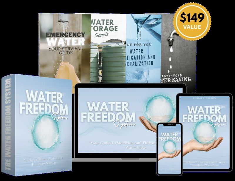 Water Freedom System bundle with the blueprint and bonus guides